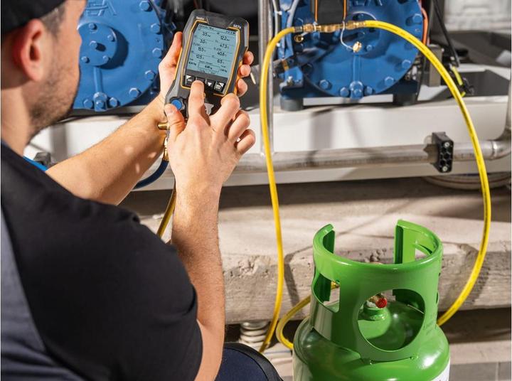 Image du produit Testo SET 560i - balance de réfrigérant numérique avec Bluetooth avec valve intelligente