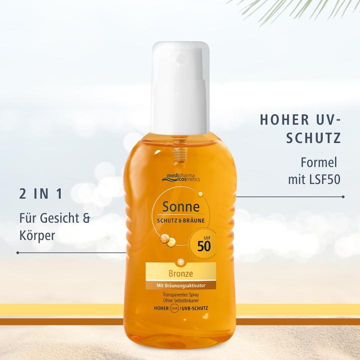 Actual product image Dr. Theiss Sun Schu+braeu Bro Lsf50, 200 ml SPR (Sun spray, SPF 50, 200 ml)