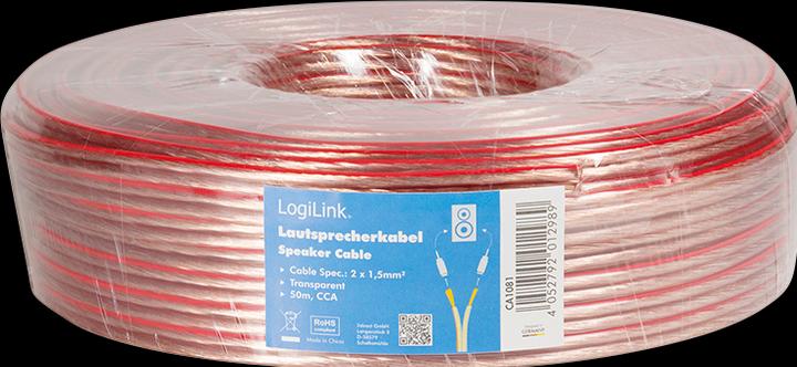 Actual product image LogiLink CA Speaker cable (50 m, 1.50 mm²)
