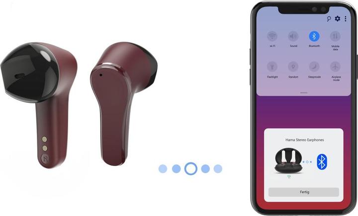 Immagine prodotto Hama Cuffie Bluetooth® Spirit Unchained, auricolari True Wireless, ENC, FC, RT (ANC, 16 h, Senza fili)