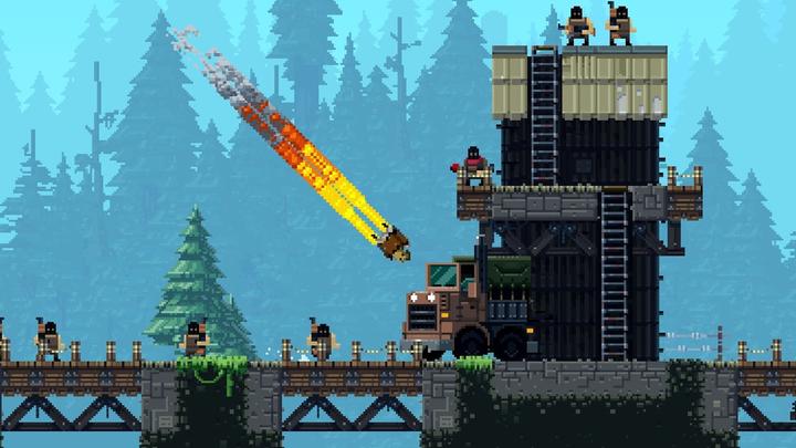 Actual product image Devolver Broforce SWITCH DELUXE (Switch, Switch Lite, Switch OLED, DE)
