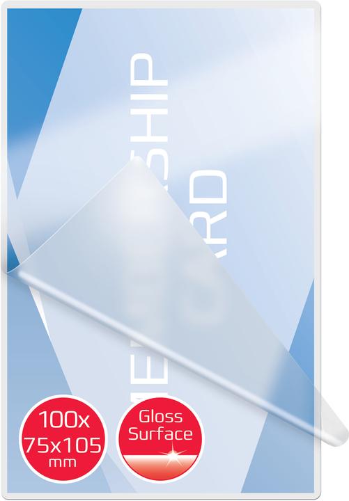 Produktbild GBC CARD POUCH - Heisslaminier-Folientaschen (A7, 100 Stück, 125 µm)