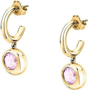 Immagine prodotto Morellato - Charming gold-plated hoop earrings with pendants Semipreziose SAXN17