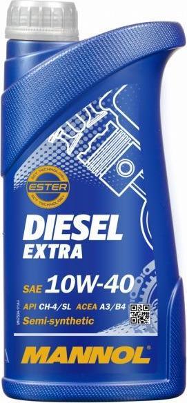 Produktbild Mannol ENGINE OIL DIESEL EXTR 10W/40 1L