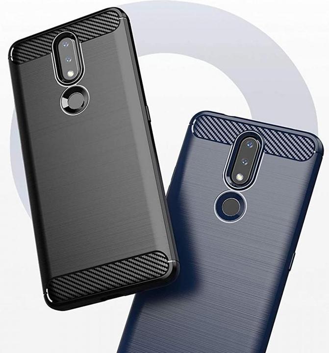Produktbild Screenguard Nokia 2.4 Hülle Carbon Brushed Soft TPU (Nokia 2.4)