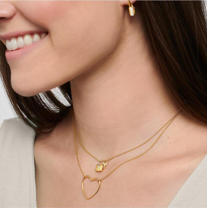 Immagine prodotto Thomas Sabo Collana a forma di cuore con simboli potenti (Argento 925, 40 - 45 cm)