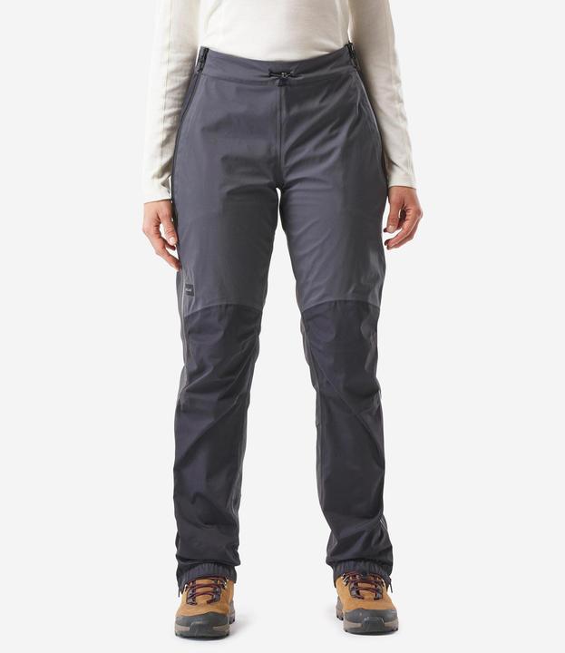 Produktbild Forclaz Regenhose Damen wasserdicht 20.000 mm Wassersäule Trekking - MT900 schwarz (M)
