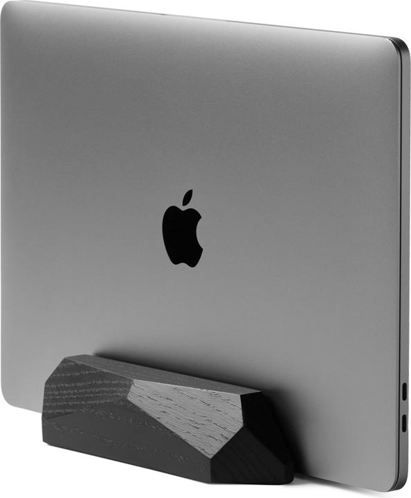 Actual product image Oakywood Laptop Dock - wooden dock for laptop - color Black -
