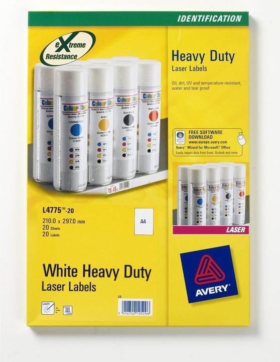 Produktbild Avery Wetterfeste Folien-Etiketten