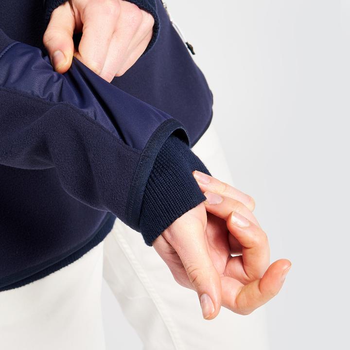 Immagine prodotto Tribord Giacca in pile da vela da donna calda 500 blu (XL)