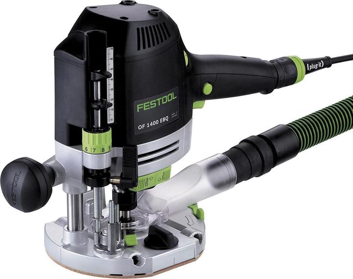 Image du produit Festool OF 1400 EBQ-PLUS Défonceuse 1400W, course 70mm + Coffret Systainer + Accessoires (574341)