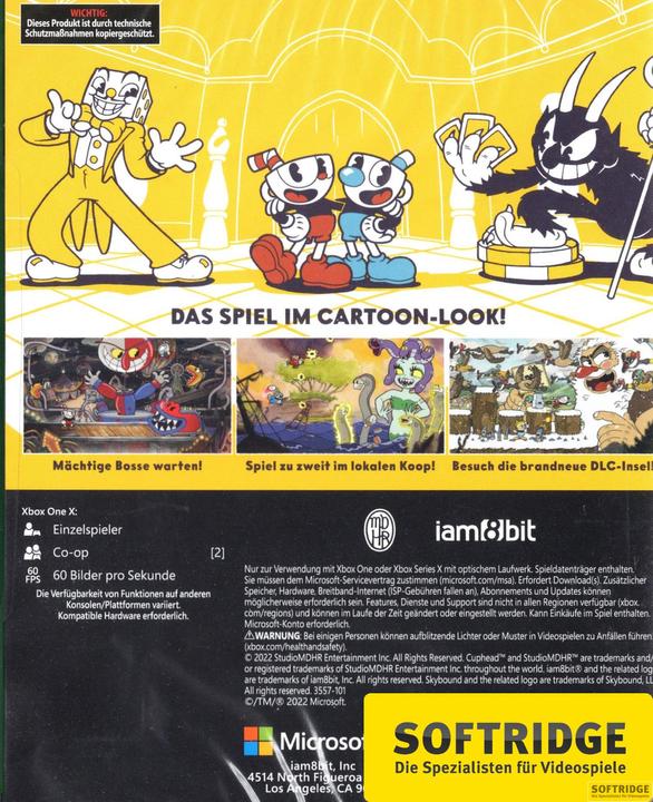 Immagine prodotto Studio MDHR Cuphead (Xbox One S, EN)