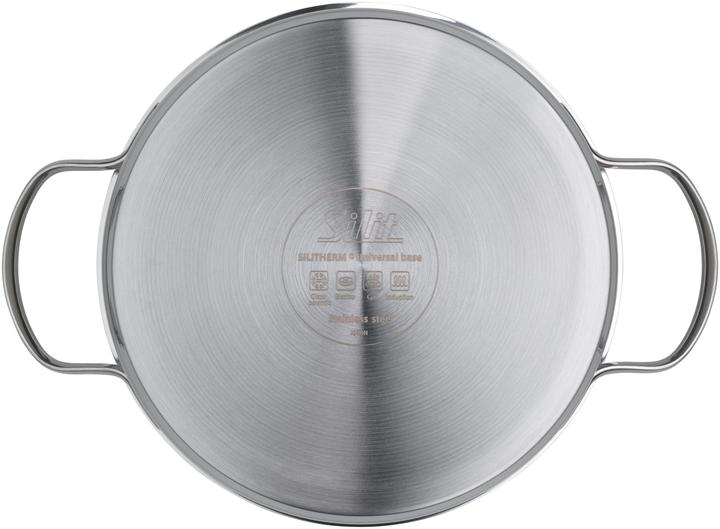 Productafbeelding Silit Kookpan Set Inductiekookpan Set 4st Glazen Deksel Toscane Roestvrij Staal (20 cm, Kookpotten en pannenset, Roestvrij staal)