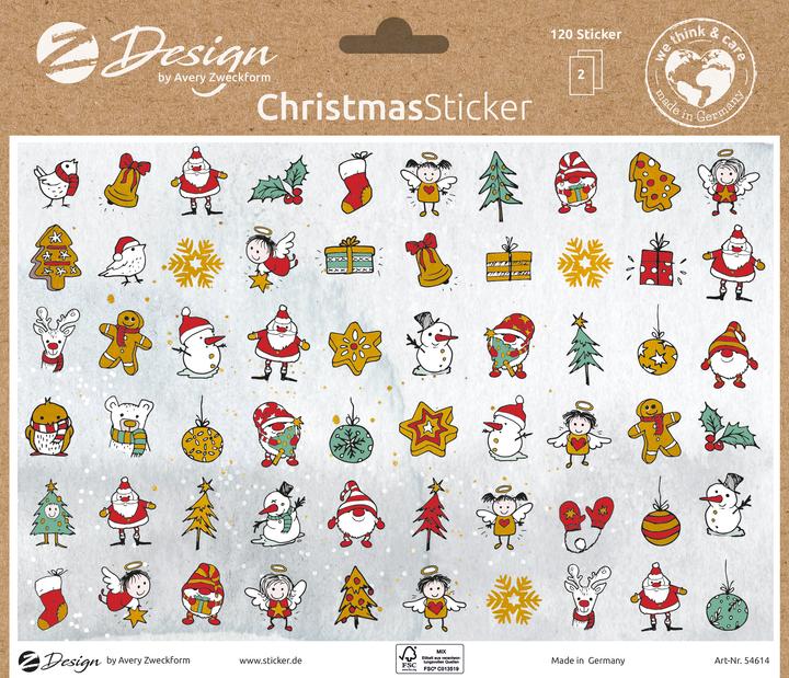 Produktbild Avery Weihnachtssticker