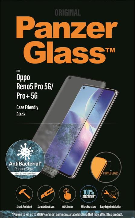 Productafbeelding PanzerGlass Geval Vriendelijk (1 Stuk, Oppo Find X3 Neo, Oppo Reno 5 Pro+ 5G)