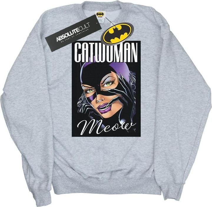 Batman Catwoman Feline Fatale Sweatshirt aus Baumwolle