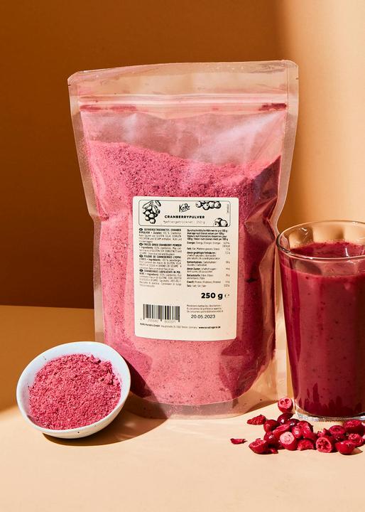 Actual product image KoRo Freeze-dried cranberry powder (250 g)