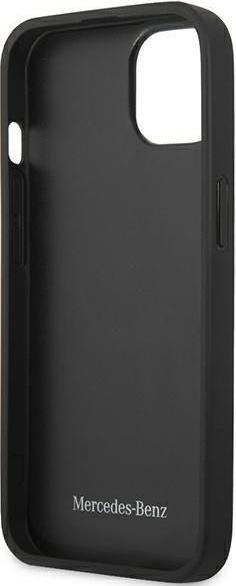 Immagine prodotto Mercedes MEHCP13MMBLBK Custodia rigida per iPhone 13 6,1" in pelle con logo in metallo (Apple iPhone 13)
