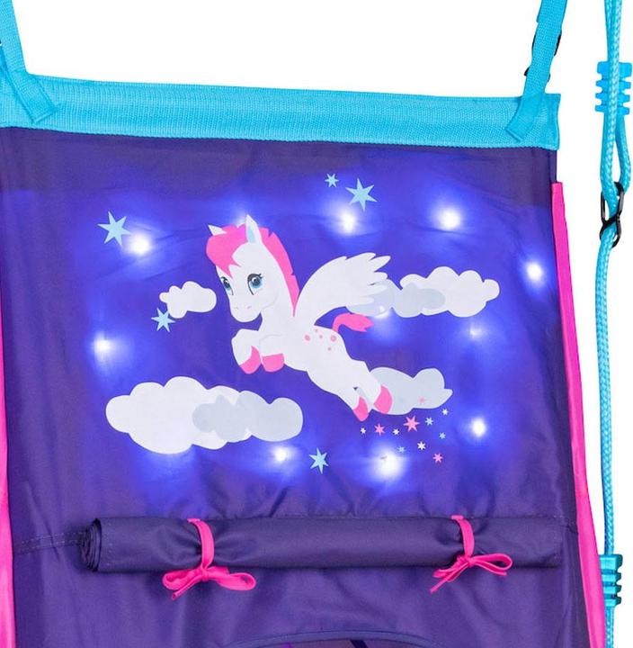 Produktbild Hudora Nest Schaukel Pony mit Zelt LED
