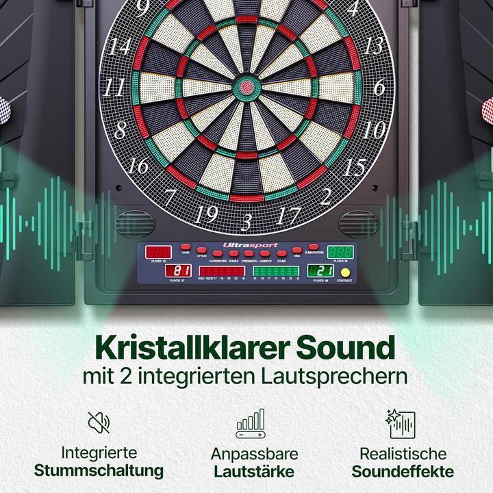 Produktbild Ultra Sports Elektrische Dartscheibe mit Türen
