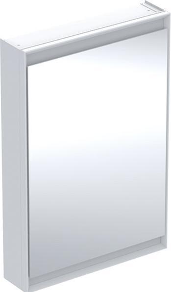 Produktbild Geberit ONE Spiegelschrank mit ComfortLight, 1 Tür, Aufputzmontage,weiss/Aluminium, 60x90cm, 505.81 (60 x 90 cm)