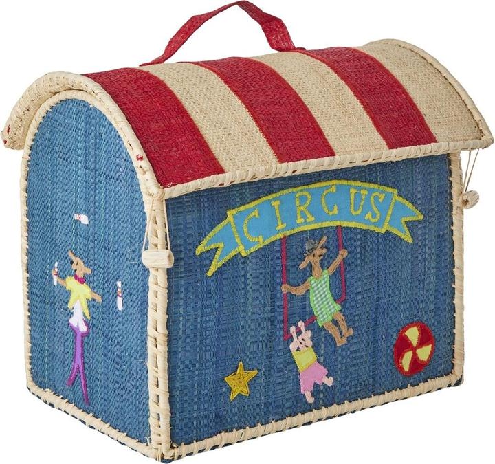 Rice Raffia Kids Bag Circus Theme