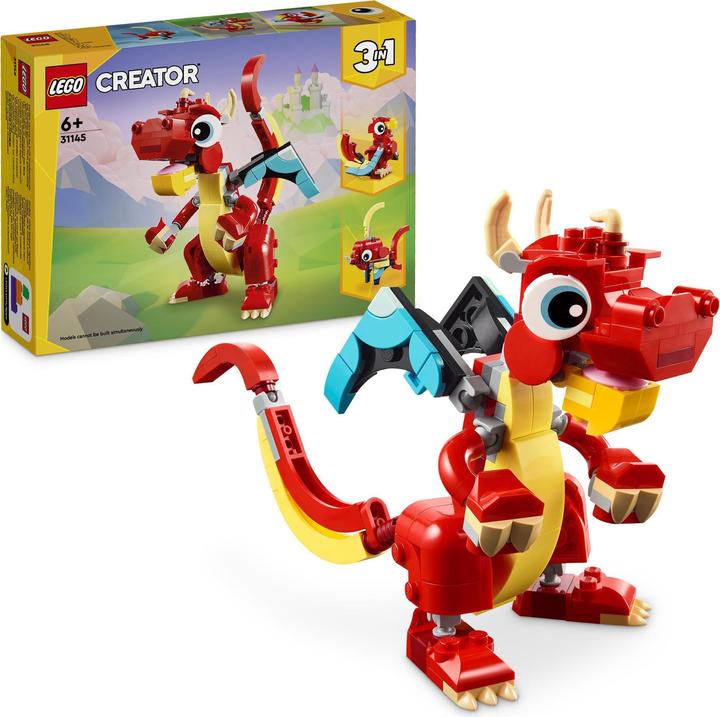 Image du produit LEGO 31145 Dragon rouge (31145, LEGO Creator 3-in-1)
