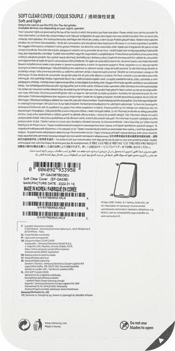 Produktbild Samsung Soft Clear Cover (Samsung Galaxy A03)