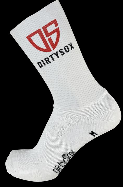 Dirtysox Aero - Pro - Aero Light - Teamsocks Weiss