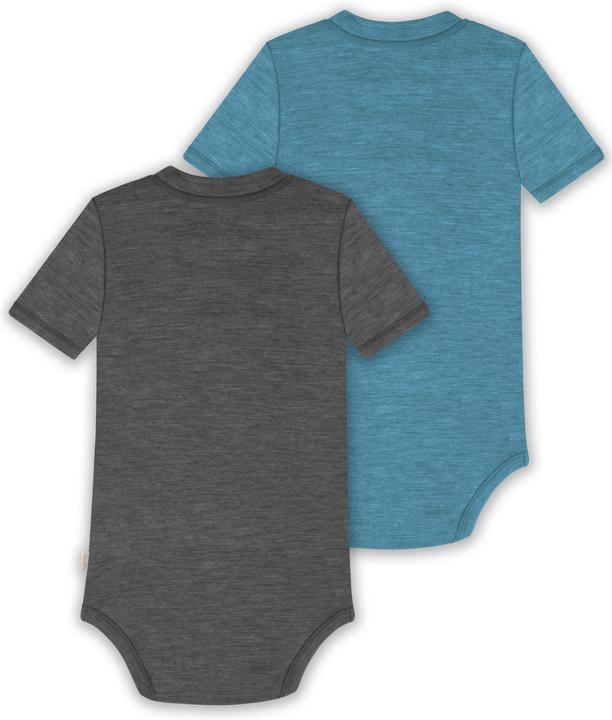 Produktbild Normani 2er Set Baby Merino Kurzarmbody „Tihoi" - 9321 (86)