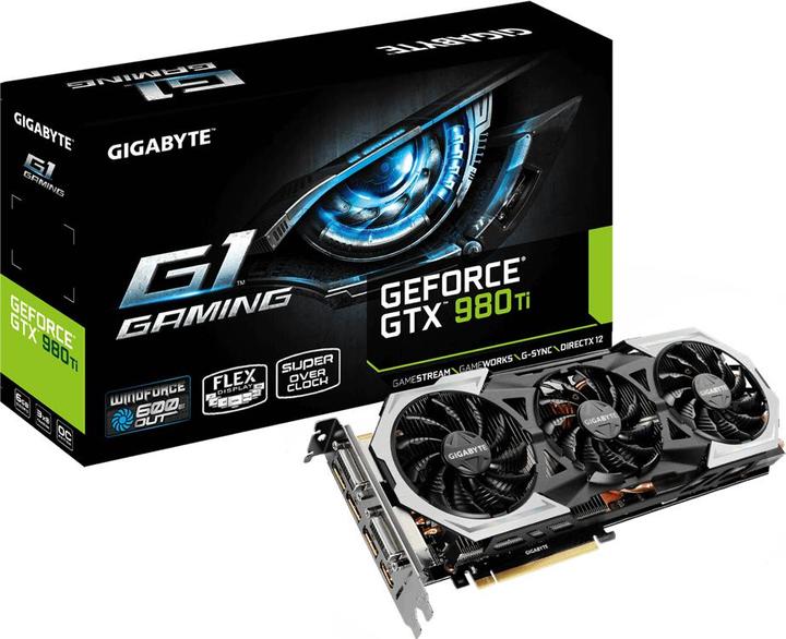 Image du produit Gigabyte GTX 980 Ti G1 Gaming (6 Go)