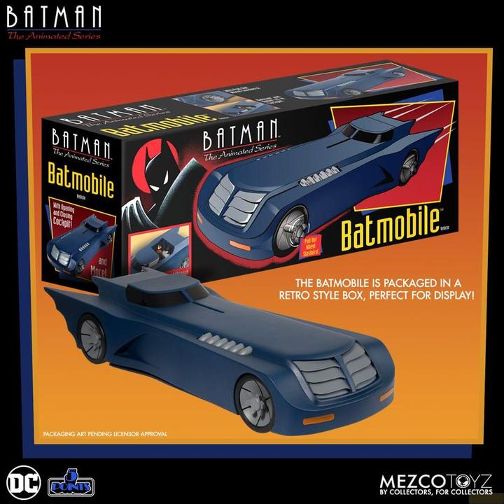 Image du produit Mezco Toys DC Comics véhicule Batman: The Animated - The Batmobile