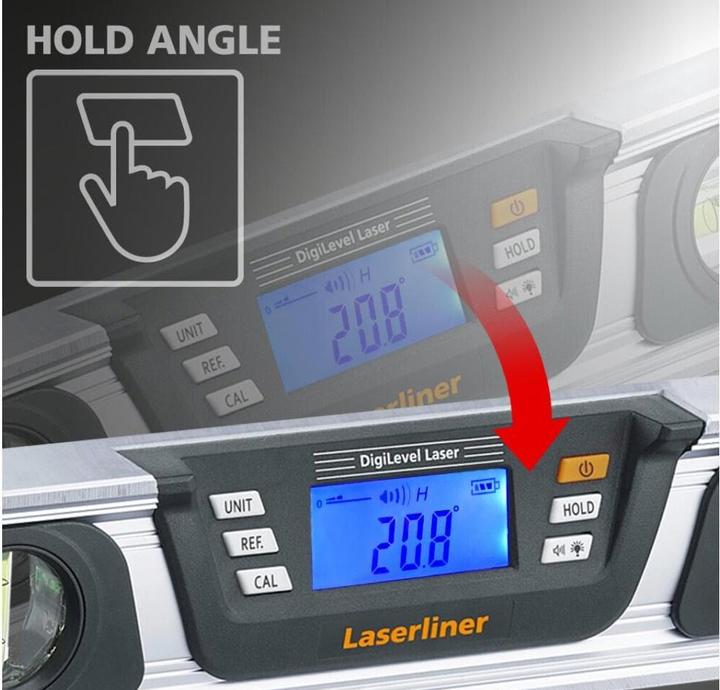 Actual product image Laserliner DigiLevel-LaserG80 (80 cm)