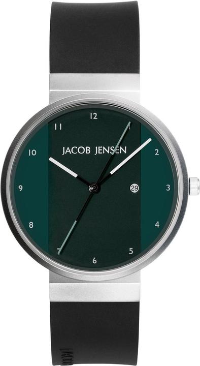 Jacob Horloge Jensen Neue Serie 715 ã 35 mm 715 - Silber - Analog