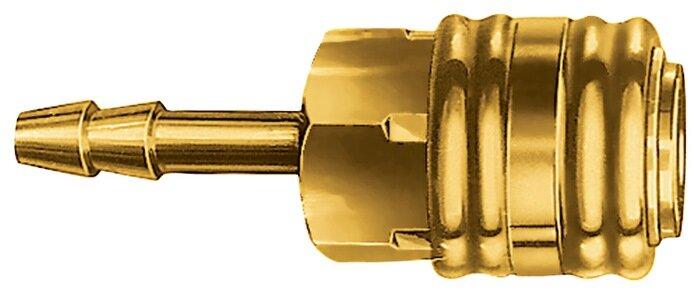 Actual product image EWO Quick-release coupling DN 7.2, grommet brass Hose width LW 8 (Hitch, 8 mm)