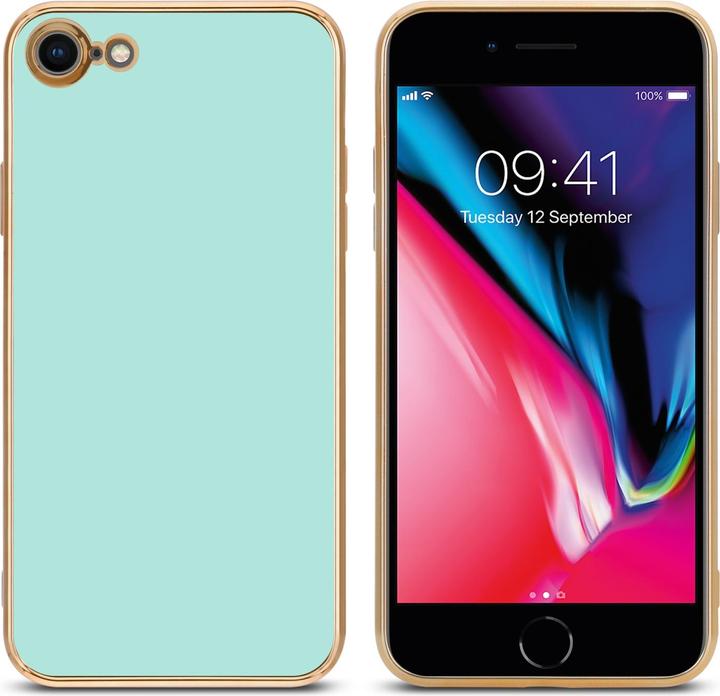 Actual product image Cadorabo Case for Apple iPhone 7 / 7S / 8 / SE 2020 in TPU with camera protection LM130 Style (Apple iPhone 7, Apple iPhone SE (2nd Gen))