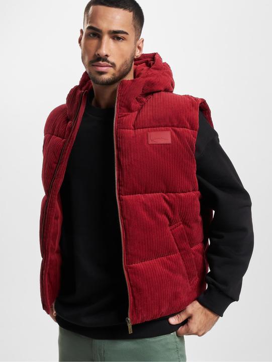 Actual product image Karl Kani KM233-051-1 KK Rubber Signature Corduroy Puffer Vest (M)