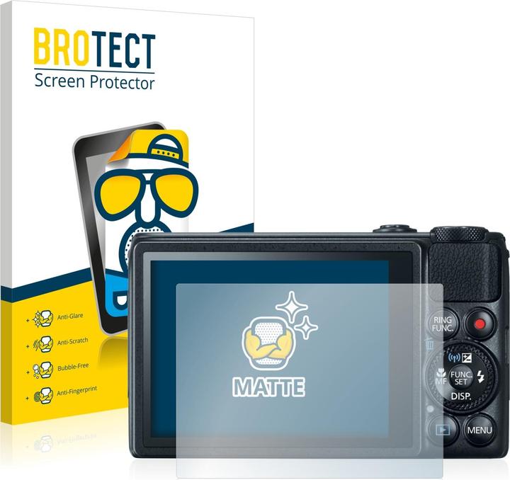 Immagine prodotto BROTECT Pellicola antiriflesso Pellicola protettiva dello schermo Pellicola protettiva dello schermo opaca (Pellicola protettiva, Powershot S120)