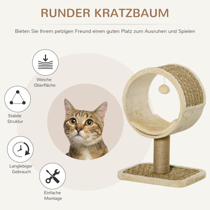 Image du produit Jamb Arbre à chat (56 cm, Kaki+marron clair)