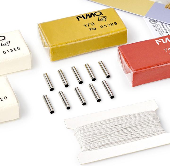 Produktbild Fimo Modelliermasse leather-effect Set "Wandhänger"