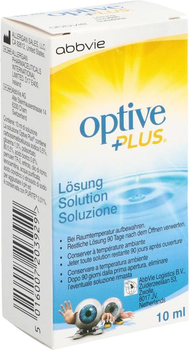 Optive Plus Augen-Pflegetropfen Fl (10 ml, Optive Plus Augen-Pflegetropfen Fl 10 ml)