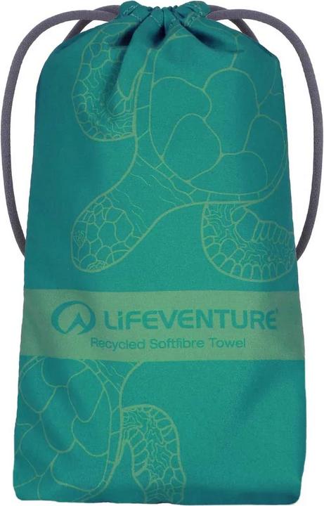Actual product image Lifeventure Recycled SoftFibre Trek Towel, Turtle, Giant