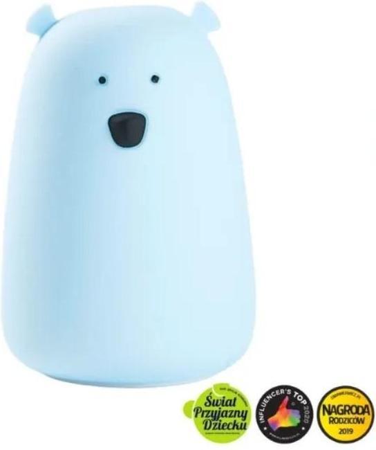 Produktbild Aptel Grosser Teddybär, blaue Silikonlampe