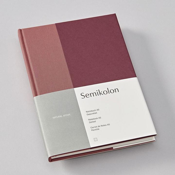 Actual product image Semikolon Notebook (A5) NATURAL AFFAIR, Blossom, Dotted (A5)