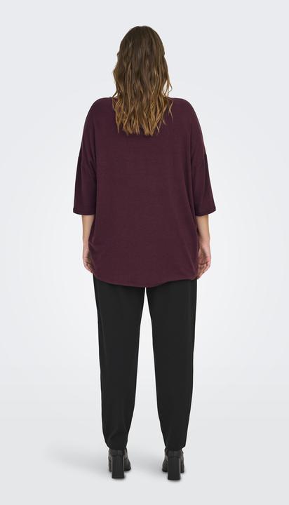 Actual product image Only Loose-fitting curvy top with 3/4-length sleeves Top (XL)