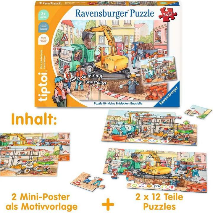 Actual product image tiptoi Construction site (12 pieces)