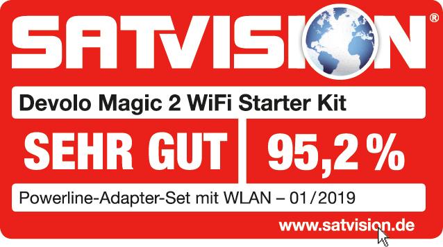 Productafbeelding Devolo Magic 2 WiFi next Starter Kit (2400 Mbit/s)