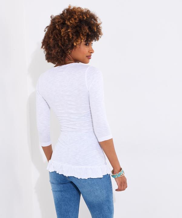 Actual product image Joe Browns Longline Rouched Front Jersey Top (40)