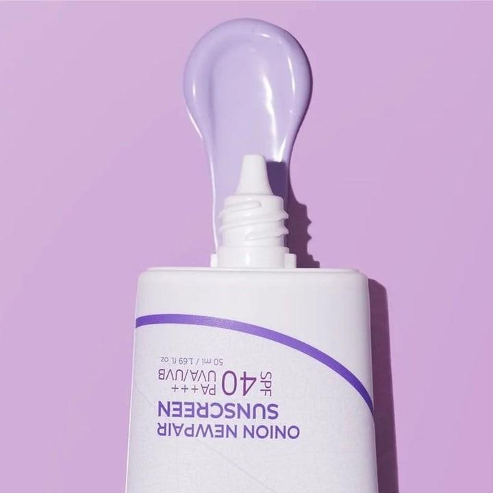 Actual product image Isntree - Onion Newpair Sunscreen Spf 40 Pa+++ (Suntan cream, 50 ml)