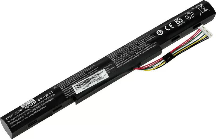 Immagine prodotto AccuCell Akku für Laptop Acer Aspire E5-575G / E5-523G / Typ AS16A5K - 14,6V - 2200 mAh (2200 mAh)